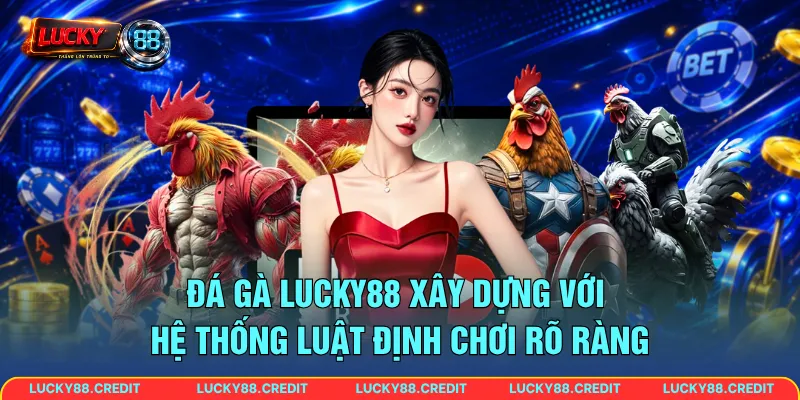 Đá gà LUCKY88 xây dựng với hệ thống luật định chơi rõ ràng