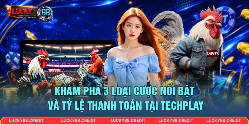 Khám phá 3 loại cược nổi bật và tỷ lệ thanh toán tại TechPlay