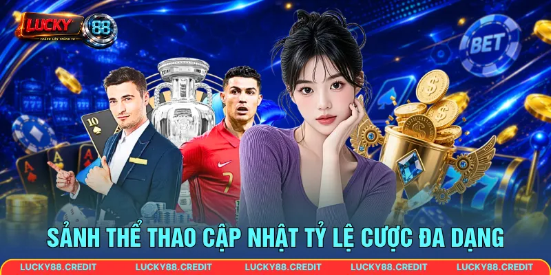 Sảnh thể thao cập nhật tỷ lệ cược đa dạng
